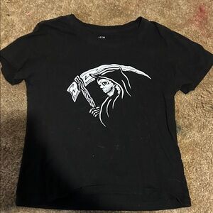 SHEIN Black Cotton Tee